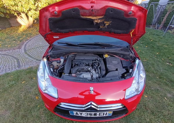 Citroen DS3 cena 20500 przebieg: 82000, rok produkcji 2010 z Pleszew małe 67